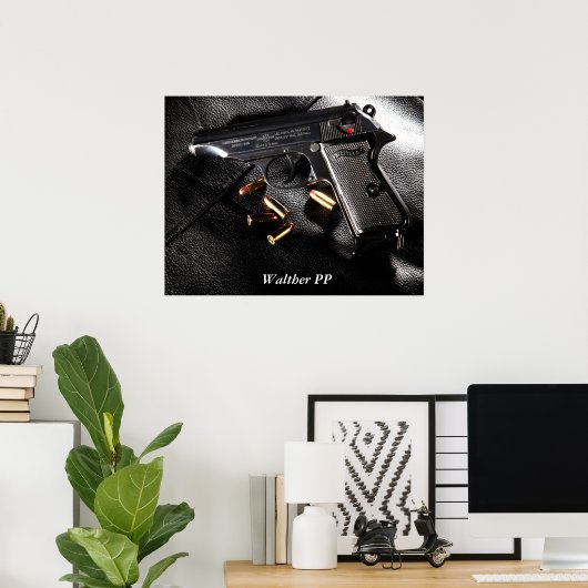 Poster Walther PP (Bureau à domicile)