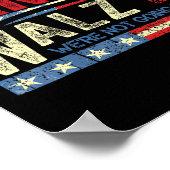 Poster Waltz 2024 Nous ne retournons pas Kamala Harris 20 (Coin)