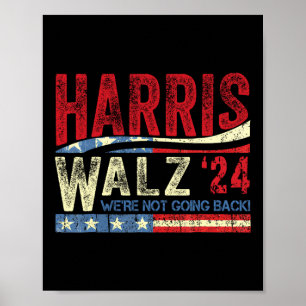 Poster Waltz 2024 Nous ne retournons pas Kamala Harris 20