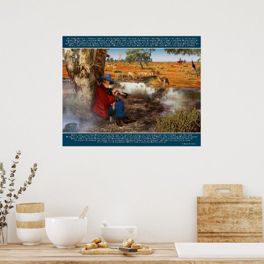 Poster Waltzing Matilda (Cuisine)