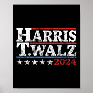 Poster Walz 2024 Election Kamala Harris Tim Waltz 2024 24