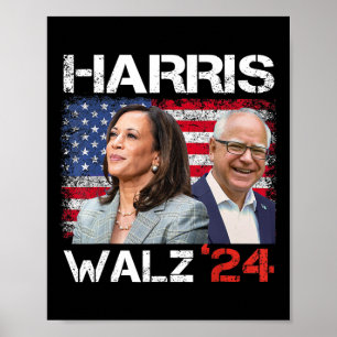 Poster WAlzheimer 2024 élection du président Kamala Harri