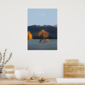 Poster Wanaka, New Zealand Travel Arwork (Cuisine)