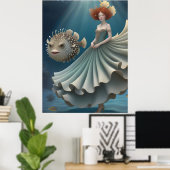 Poster Wanda et Pufferfish (Bureau à domicile)