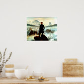 Poster Wanderer Above The Sea Of Fog By Caspar David Frie (Cuisine)