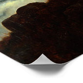 Poster Wanderer au-dessus de la mer de brouillard, Caspar (Coin)