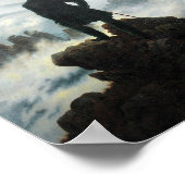 Poster Wanderer au-dessus de la mer de brouillard, Friedr (Coin)