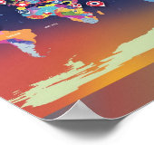 Poster Wanderlust attend (Coin)