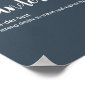 Poster Wanderlust définition blanc gris bleu couleur (Coin)