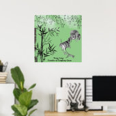 Poster Wang Lang Fondateur de Tanglang Quan (Bureau à domicile)