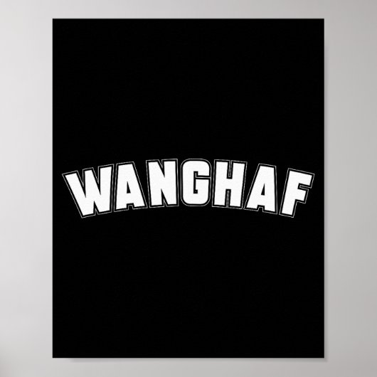 Poster Wanghaf Meme Funny Sarcasm Quote Apparel  (Devant)