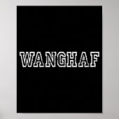 Poster Wanghaf Shirt – Bold Minimalist Streetwear Graphic (Devant)