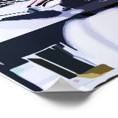 Poster Wangji doux jouer la cithare (Coin)