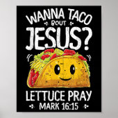 Poster Wanna Taco Bout Jesus Cinco De Mayo Femmes Hommes (Devant)