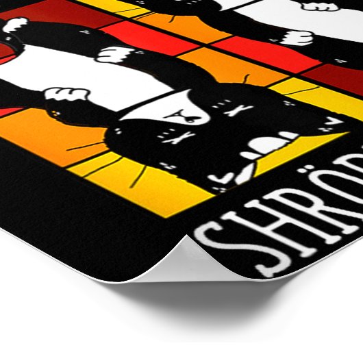 Poster Wanted Dead And Alive Schrodinger's Cat Funny Phys (Coin)