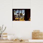 Poster Wapcna de la scène tropicale Fiji Beach (Cuisine)