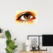 Poster Wapcna des yeux (Bureau à domicile)