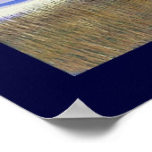 Poster Wapiti (Elk) Sur Le Lac (Coin)