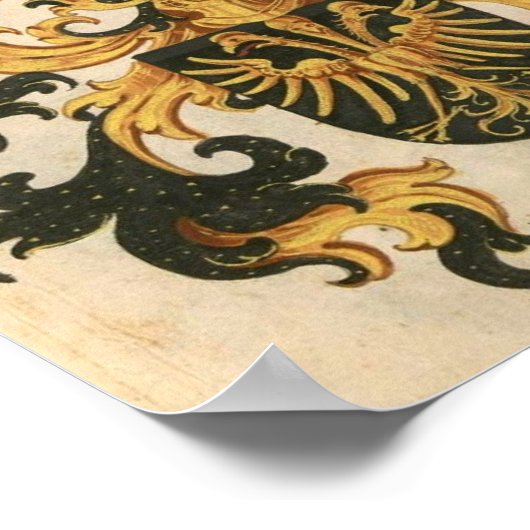 Poster Wappen der Bayerischen Ritterschaft 1482 (Coin)