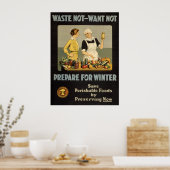  POSTER WAR-INSPANNING - NIET-WANT AFVAL (Keuken)