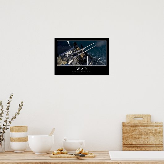 Poster War: Inspirational Quote 3 (Cuisine)