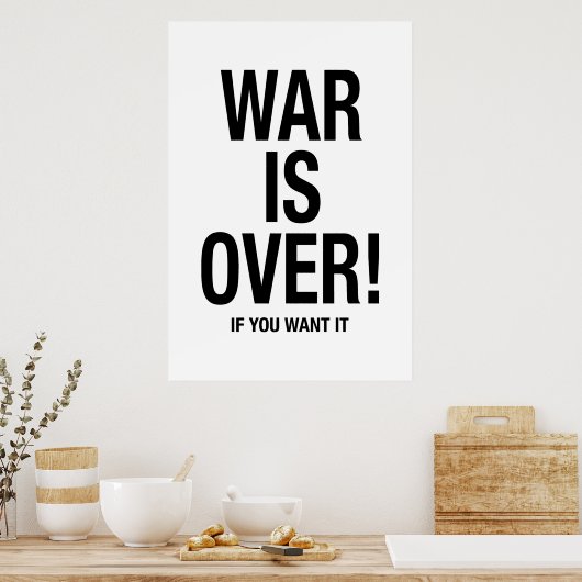 Poster War is over (Cuisine)
