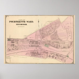 Poster Ward 14 de Pittsburgh, Pennsyvania