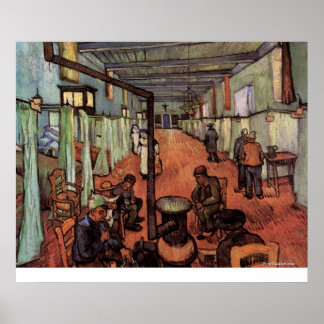 Poster Ward in the Hospital in Arles par Vincent van Gogh