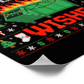 Poster Warm Holiday Wishes Dumpster Fire Ugly Christmas S (Coin)