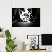 Poster warm wiel (Thuiskantoor)