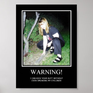 Poster Warning