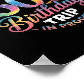 Poster Warning 60th Birthday Trip In Progress Bday 60 Yea (Coin)