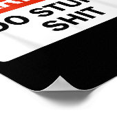 Poster Warning I Do Stud Funny Warning I Do Stud  (Coin)