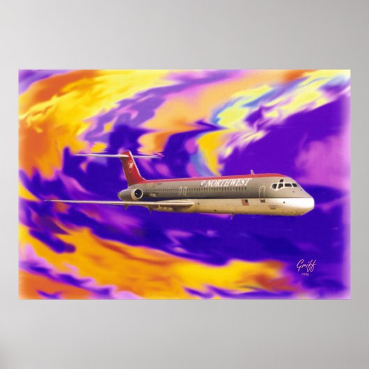 Poster Warp 7 DC-9 (Devant)