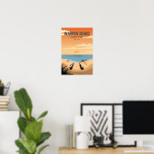 Poster Warren Dunes State Park Michigan Vintage (Bureau à domicile)