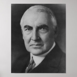 Poster Warren G. Harding 29e Président