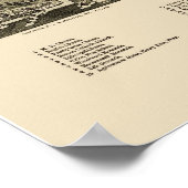 Poster Warrensburg, NY Carte panoramique - 1891 (Coin)