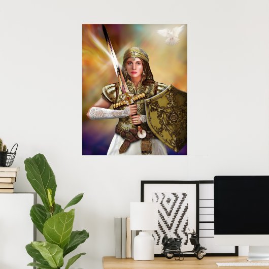 Poster Warrior Bride of Christ (Bureau à domicile)