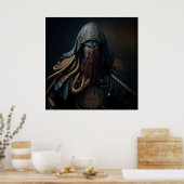 Poster Warrior Fantasy (Keuken)