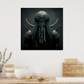 Poster Warrior Fantasy (Keuken)