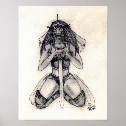 Poster Warror Woman (Devant)