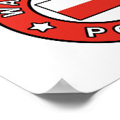 Poster Warszawa Polska (Coin)