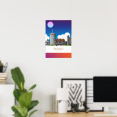 Poster Warwick, Angleterre (Bureau à domicile)