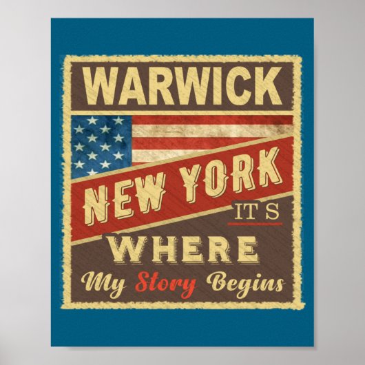 Poster Warwick Ny C'est Où Mon Histoire Commence (Devant)