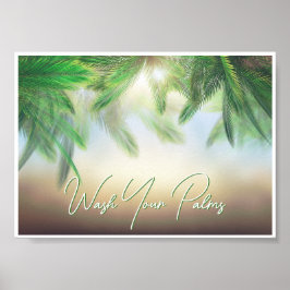 Poster - Was uw handpalmen