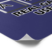Poster WASD - Les vrais joueurs utilisent des clés (Coin)
