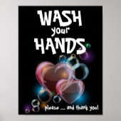 Poster Wash Your Hands (Devant)