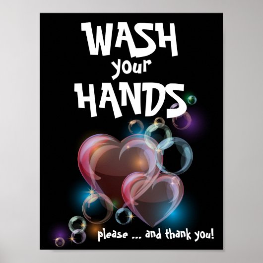Poster Wash Your Hands (Devant)