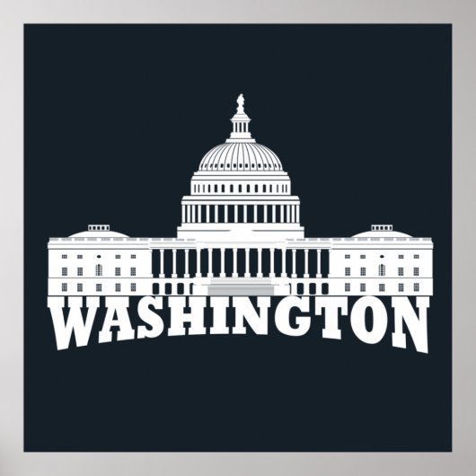 Poster Washington (Devant)