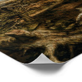 Poster Washington Allston Elijah dans le désert (Coin)